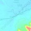 Mapa topográfico Kosio, altitud, relieve