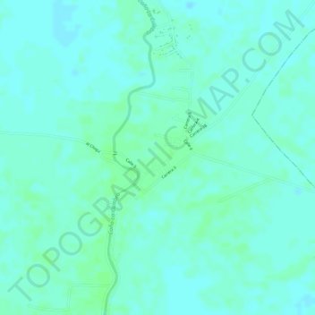Mapa topográfico RABOLARGO, altitud, relieve