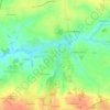 Mapa topográfico La Croix, altitud, relieve