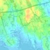 Mapa topográfico East Fairhaven, altitud, relieve