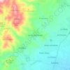 Mapa topográfico La Fila del Retén, altitud, relieve