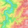 Mapa topográfico Herkingrade, altitud, relieve