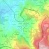Mapa topográfico Mosteiro, altitud, relieve