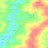 Mapa topográfico Pohon, altitud, relieve