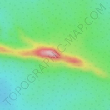 Mapa topográfico Santa Rosa, altitud, relieve