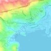 Mapa topográfico Purok Riverside, altitud, relieve