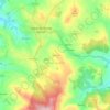 Mapa topográfico Outeiro, altitud, relieve