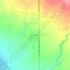 Mapa topográfico Las Mercedes, altitud, relieve