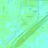 Mapa topográfico Emerson Park, altitud, relieve