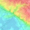 Mapa topográfico La Goupillière, altitud, relieve