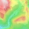 Mapa topográfico Auberge de Combeau, altitud, relieve