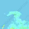 Mapa topográfico Baliangao, altitud, relieve