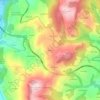 Mapa topográfico Fuejo, altitud, relieve