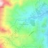 Mapa topográfico Alto de Los Mangos, altitud, relieve
