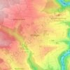 Mapa topográfico Effringen, altitud, relieve