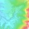 Mapa topográfico Les Ours, altitud, relieve