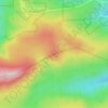 Mapa topográfico Doane Peak, altitud, relieve