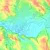 Mapa topográfico Le Joncas, altitud, relieve