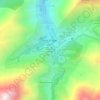 Mapa topográfico Taourirt n'Ait Mizane, altitud, relieve