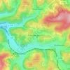 Mapa topográfico Flammersbach, altitud, relieve