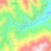 Mapa topográfico La Marina, altitud, relieve