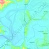 Mapa topográfico Bangued, altitud, relieve
