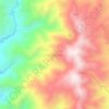 Mapa topográfico Panganason, altitud, relieve