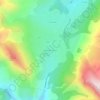 Mapa topográfico L'Ubac des Garcins, altitud, relieve