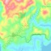 Mapa topográfico Tagbayaon, altitud, relieve