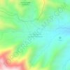 Mapa topográfico San Bernardo de los Farallones, altitud, relieve