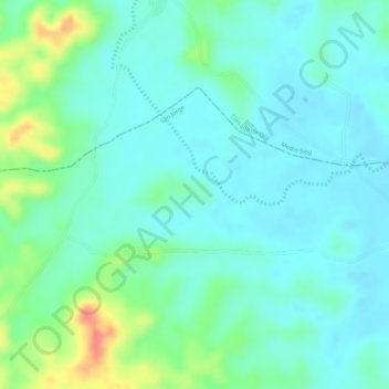 Mapa topográfico Villa Lia, altitud, relieve