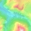 Mapa topográfico Le Suiffet, altitud, relieve