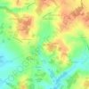 Mapa topográfico Le Breuil, altitud, relieve