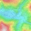 Mapa topográfico Le Dorinet, altitud, relieve