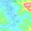 Mapa topográfico Pindugangan, altitud, relieve