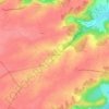Mapa topográfico Le Mesnil-Racoin, altitud, relieve