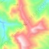 Mapa topográfico Cielo Roto, altitud, relieve