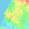 Mapa topográfico Boavista, altitud, relieve