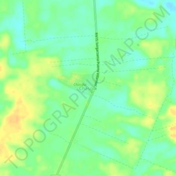 Mapa topográfico Chasqui, altitud, relieve