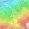 Mapa topográfico Pra-Riond, altitud, relieve