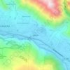 Mapa topográfico Huachac, altitud, relieve