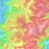 Mapa topográfico Península de Tumbes, altitud, relieve