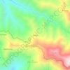 Mapa topográfico Insana, altitud, relieve