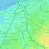 Mapa topográfico Ligas 1, altitud, relieve