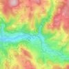 Mapa topográfico La Côte, altitud, relieve