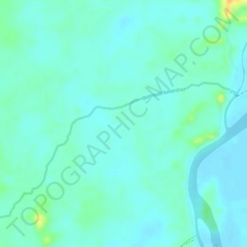 Mapa topográfico Mampay, altitud, relieve