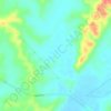 Mapa topográfico San Francisco, altitud, relieve