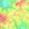 Mapa topográfico Le Puy d'Arthugéras, altitud, relieve