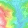 Mapa topográfico Suert, altitud, relieve