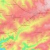 Mapa topográfico Soumagne, altitud, relieve